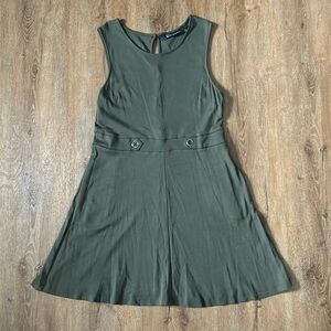 Women’s Olive Green Tank Top Dress, NY&C, Size L